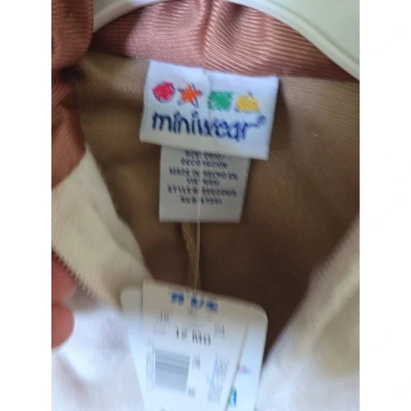 Vtg Miniwear Infant Plush Lion Costume 1 Piece, 12‎ Months ToysRUs NWT - Picture 5 of 9